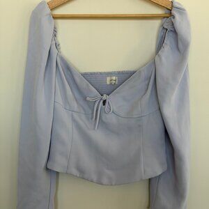 Aritzia Light Blue Blouse